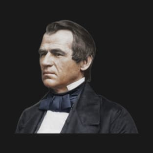 Andrew Johnson Portrait 1860 - Colorized T-Shirt