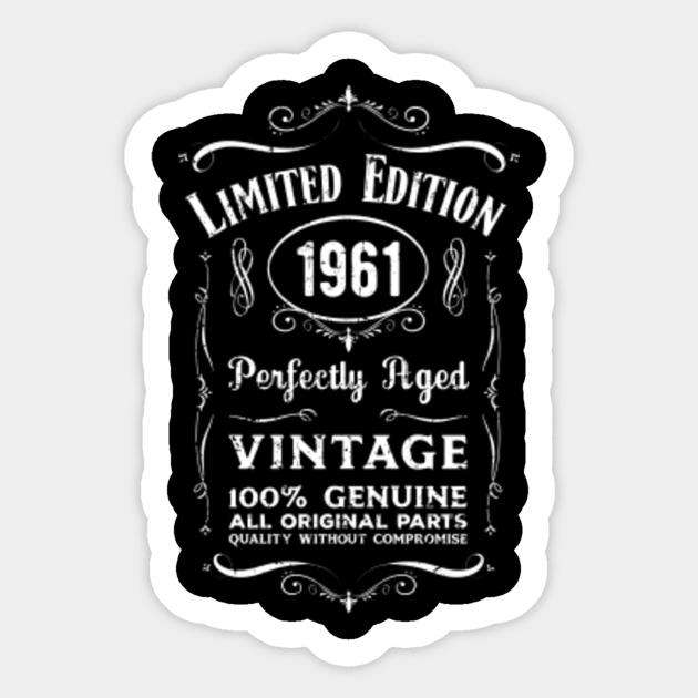 The Vintage 2012 sticker limited quantities!
