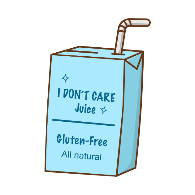 I don't care juice box by Vintage Dream