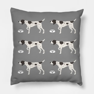 German Shorthaired Pointer Dog Pattern Pillow