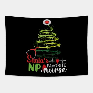 Santa's Favorite NP Nurse.. NP Nurse christmas gift Tapestry