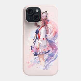 Kawaii baby Kitsune Phone Case
