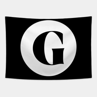 G (Letter Initial Monogram) Tapestry