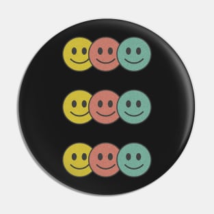 Emoji Smile Pack retro Pin