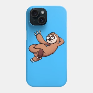 Lazy Sloth Greeting Phone Case