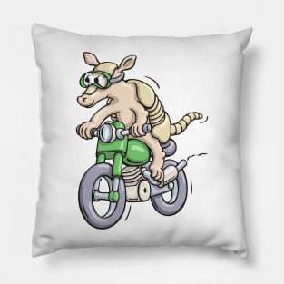 Motorcycle Armadillo Pillow