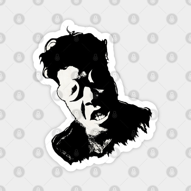 Tom Waits Portrait Art Magnet by surmind