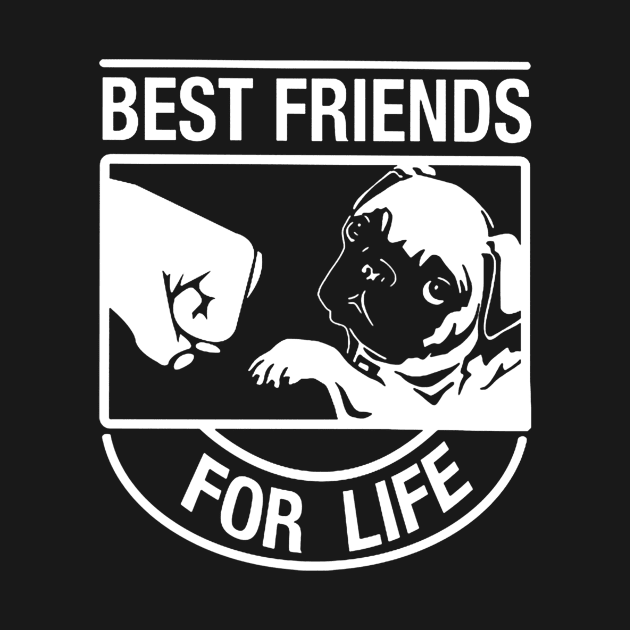 Pug Best Friend For Life Gift T-shirt by darius2019