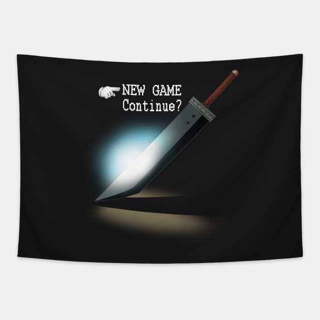 NEW GAME - Continue? Tapestry by KanaHyde