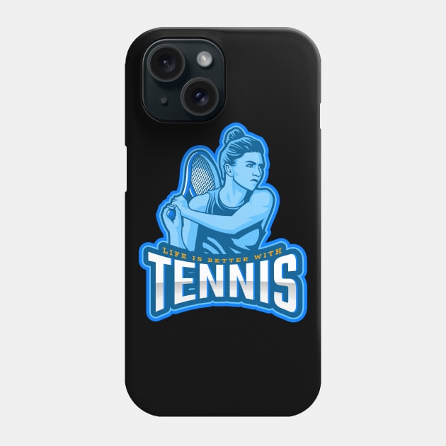 Life Is Better With Tennis Phone Case by poc98