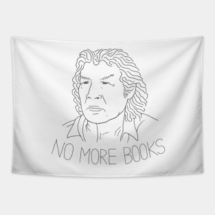 NO MORE BOOKS Tapestry