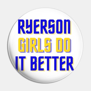 Ryerson Girls Pin