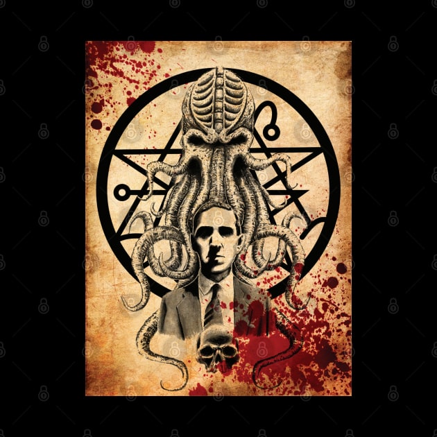 HP Lovecraft Necronomicon Design by Groom Lake Studios