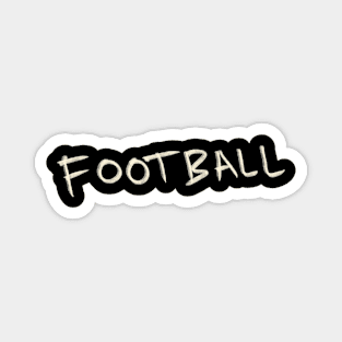 Hand Drawn Football Magnet