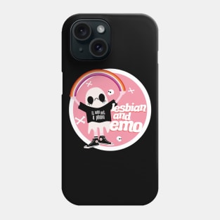 Lesbian and Emo Badge Phone Case