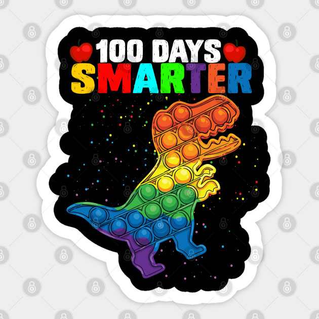 dinosaur T-rex 100 days of school Pop 