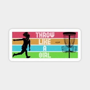 Throw Like A Girl Magnet