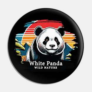 White Panda - WILD NATURE - WHITE PANDA -4 Pin