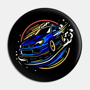 Subaru WRX Blue Pin