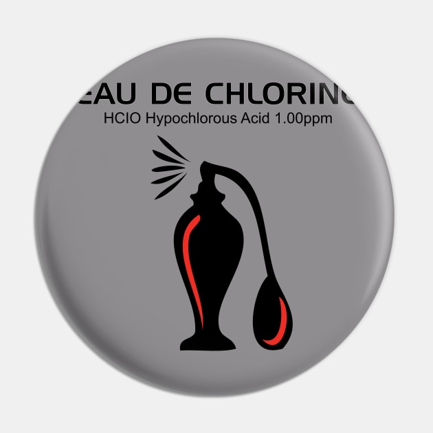 Eau de Chlorine Pin by Swimtees