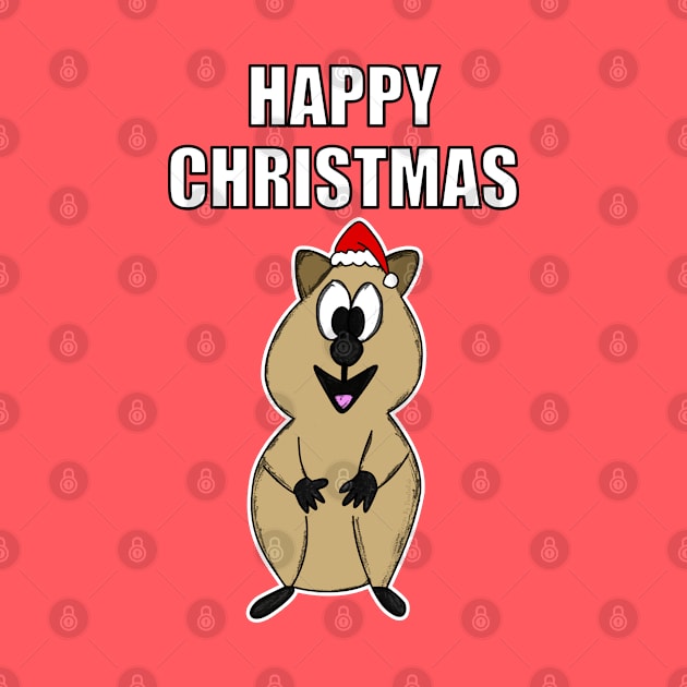 Australian Christmas 2020 Quokka Funny by doodlerob