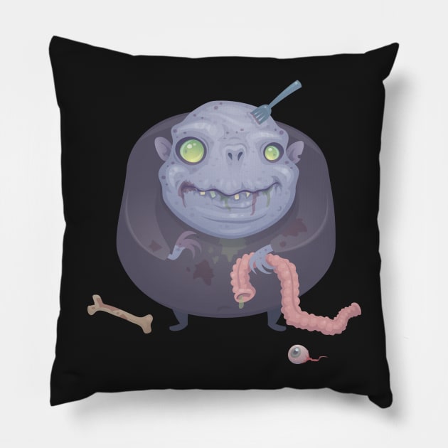 Blob Zombie Pillow by fizzgig