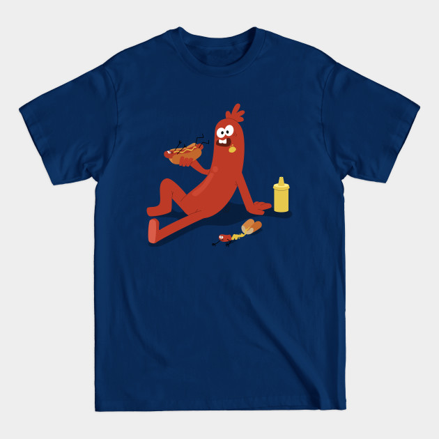 Disover Sausage Eats Hot dog - Hot Dog - T-Shirt