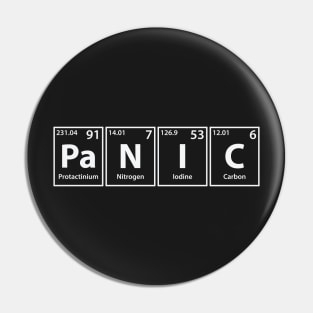 Panic Elements Spelling Pin