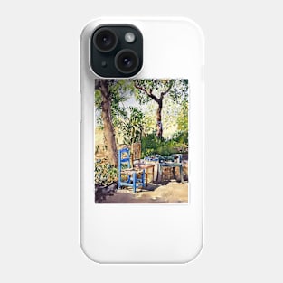 A Shady Corner in La Barriada De Alcora Phone Case