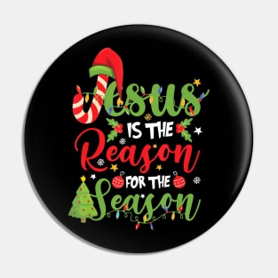 Christian Jesus The Reason Christmas Stocking Stuffer Pin