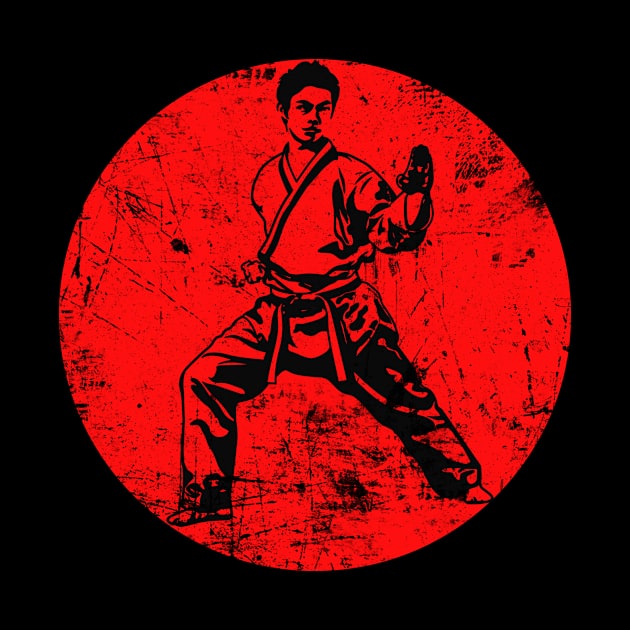 Karate Fight Martial Arts by Foxxy Merch