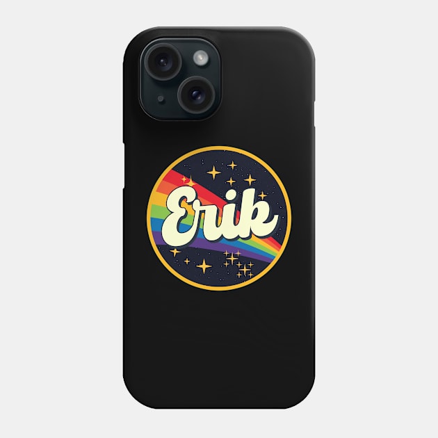 Erik // Rainbow In Space Vintage Style Phone Case by LMW Art