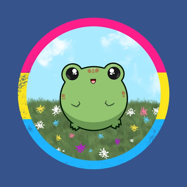 Pride Froggo (Pansexual) by GummiFrogArt