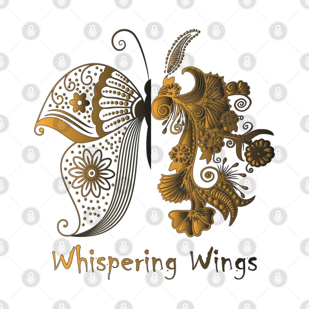 Wings Butterfly Flowers The Best Gift For mens And Womens Girls by Mirak-store 