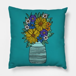 Sunflower Bouquet Pillow