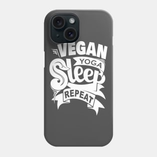 vegan and yoga Phone Case