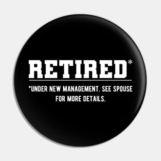 Retired - Under new management. See Spouse for more details Pin