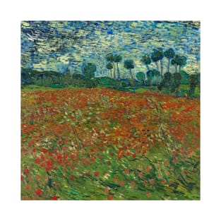 Vincent Van Gogh- Field with Poppies T-Shirt