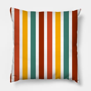 Groovy colour vertical strips Pillow