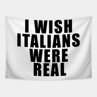 I Wish Italians Were Real Shirt, Y2K Funny 90s Slogan Text T-shirt, Aesthetic 00s Fashion, Cute Letter Print T Shirt Y2K Clothes Streetwear Tapestry