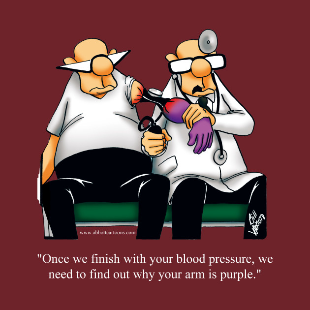 Funny Spectickles Blood Pressure Medical Cartoon Humor - Medical - T