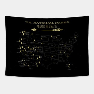 national parks in america - usa hiking Tapestry