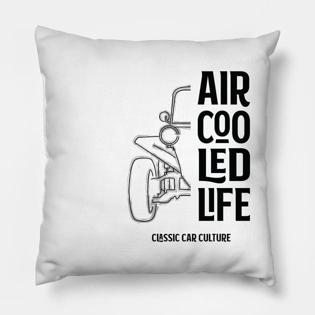 Aircooled Life Beach Buggy - Classic Car Culture Classic Pillow by Aircooled Life