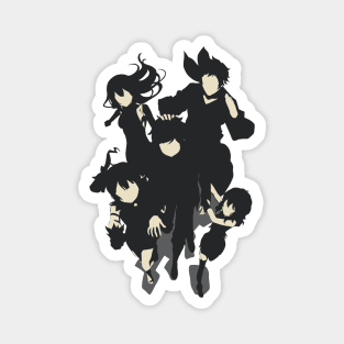 Bell Hestia Welf Liliruca and Ais from Is It Wrong to Try to Pick Up Girls in a Dungeon IV or Dungeon ni Deai wo Motomeru no wa Machigatteiru Darou ka 4 Anime in a Cool Awesome Minimalist Design Magnet