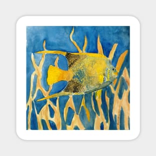 fish beach sealife art Magnet