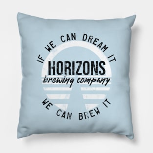 Horizons Brewing Company Vintage/Worn/Distressed Pillow