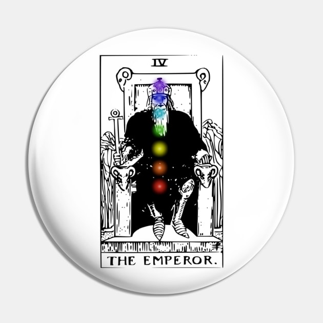 Tarot Card Shirt The Emperor Chakras Major Arcana Pin by Chakra Shine