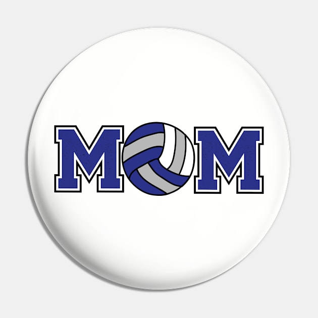 Volleyball Mom Blue Pin by capesandrollerskates 