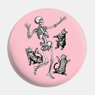 The Undead Dance with Medieval Cats - Charlston Pin