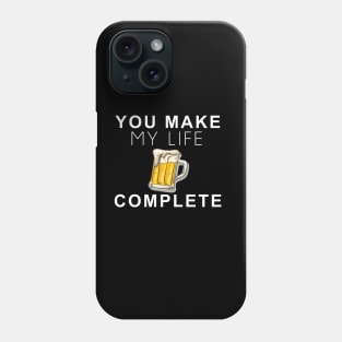 Beer t-shirt Phone Case